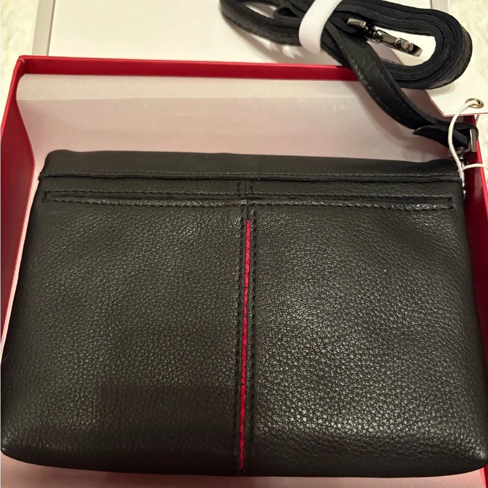 Hammitt Black NWT Crossbody Bag with Silver Zipper
Style is *VIP sml blk-GM - Picture 5 of 10